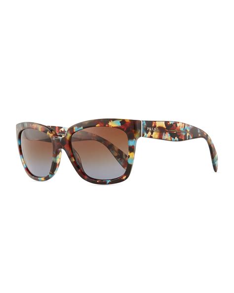 prada glasses tortoise|prada blue tortoise shell sunglasses.